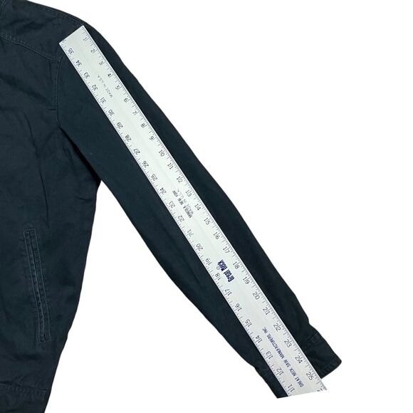 Rodd & Gunn Armitage Jacket Mens S Blue Canvas Moto Biker Faded Utility Casual - Picture 7 of 13